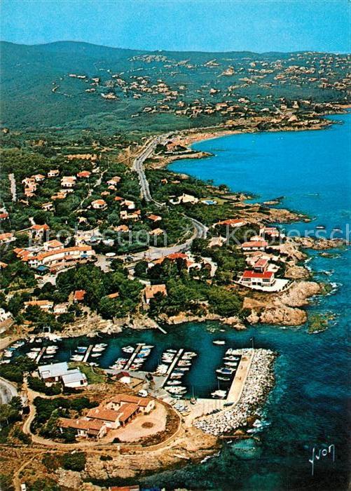 Les Issambres Var Fliegeraufnahme mit Hafen