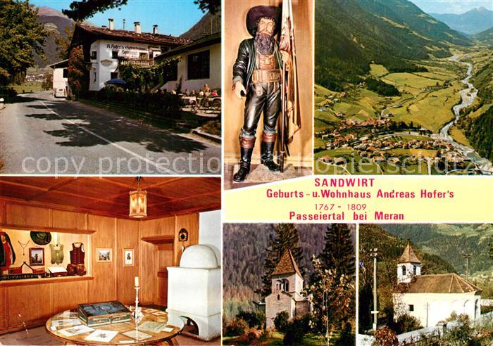 Merano Meran Sandwirt Geburts- und Wohnhaus Andreas Hofers Passeiertal