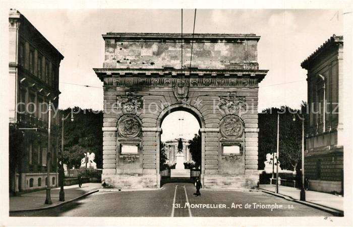 Montpellier Herault Arc de Triumphe