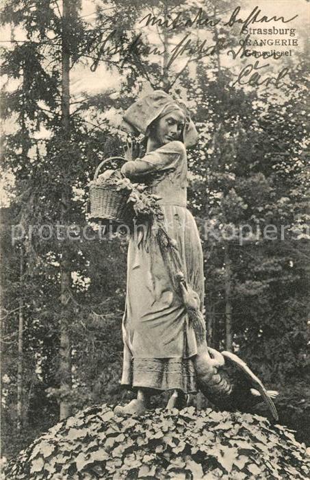 Strassburg Elsass Orangerie Gaenseliesel