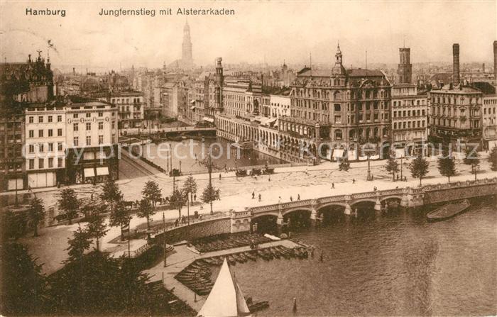Hamburg Jungfernstieg Alsterarkaden