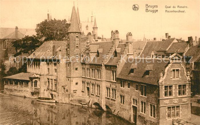 BRUGGE Bruges Belgie Quai du Rosaire