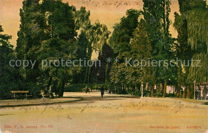 Anvers Antwerpen Coin du parc