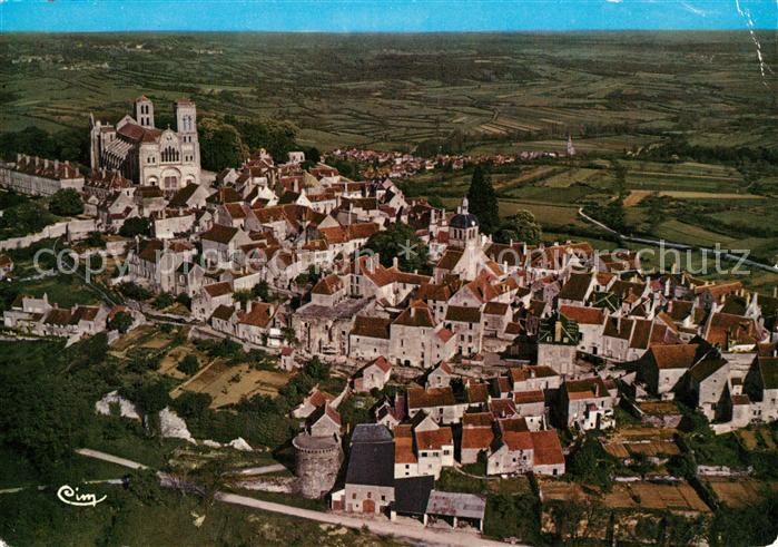 Vezelay Fliegeraufnahme