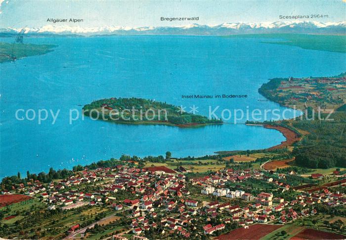 Litzelstetten Bodensee Fliegeraufnahme