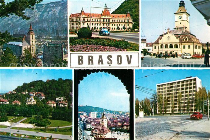 Brasso Brasov Kronstadt Kirche Rathaus Stadtansichten