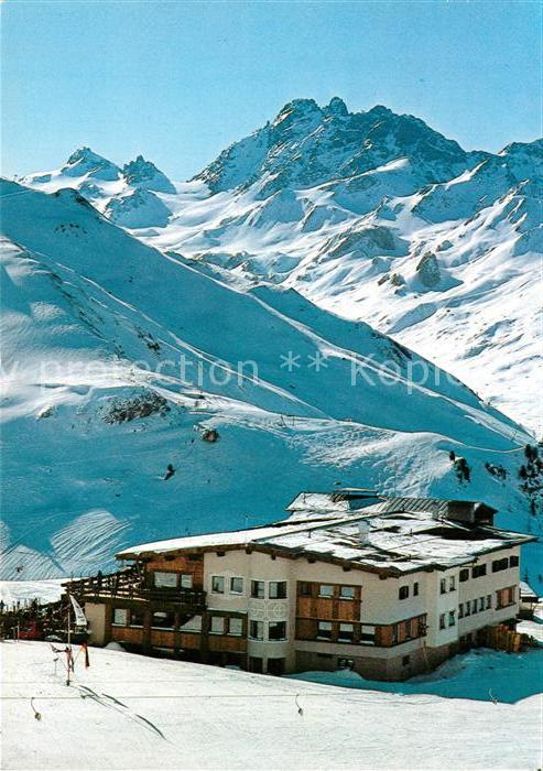 Ischgl Silvretta Skiarena Winterpanorama Idalpe Fluchthorn
