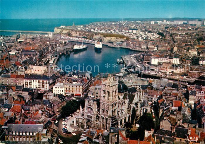 Saint-Jacques-de-la-Lande Fliegeraufnahme Hafen Altstadt