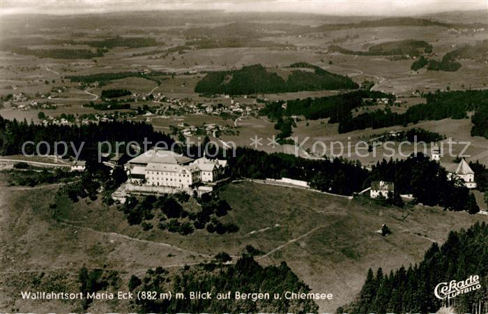 Maria Eck Wallfahrtskirche Fliegeraufnahme