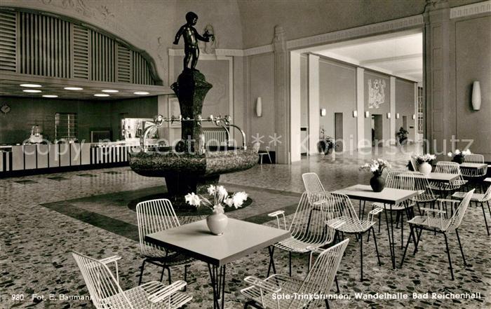 Bad Reichenhall Sole Trinkbrunnen Wandelhalle