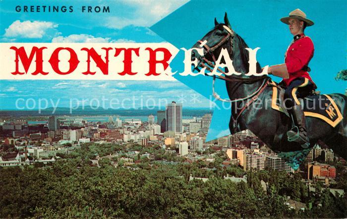Montreal Quebec Panorama The Royal Canadian Mounted Police