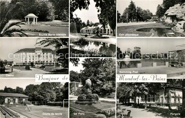 Mondorf-les-Bains Source Marie Adelaide Etablissement thermal Casino Courts de t