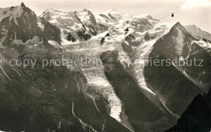 Chamonix Teleferique du Brevent et le Mont Blanc