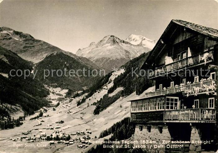 Graz Steiermark Alpengasthaus Togisch Zur Schoenen Aussicht mit St Jakob