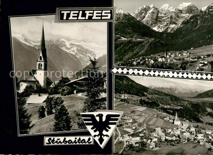 Telfes Stubai Kirche Stubaital Fliegeraufnahme
