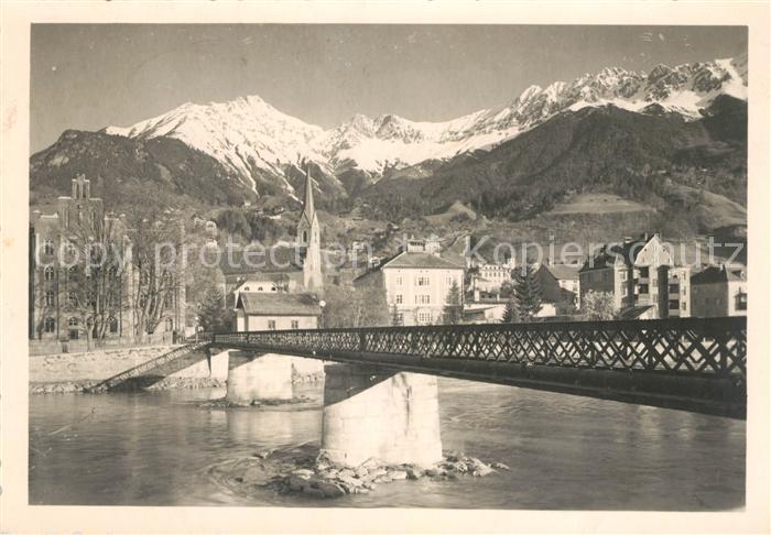 Innsbruck St Nikolaus mit Nordkette