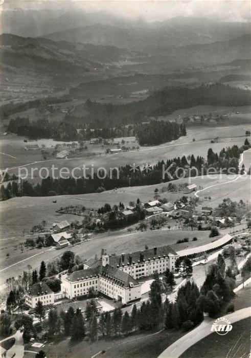 Lindenberg Allgaeu Fliegeraufnahme Sanatorium Lindenberg Alpenblick
