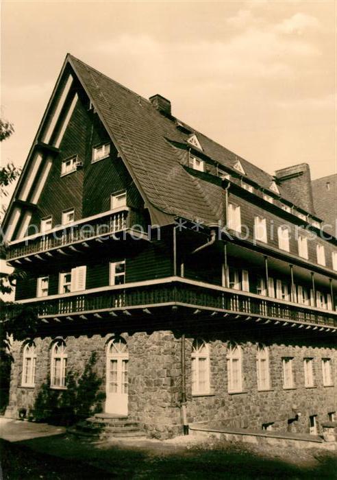 Hartenstein Zwickau FDGB Erholungsheim Aktionseinheit