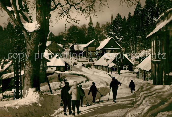 Schierke Harz Am Kirchberg Winteridyll