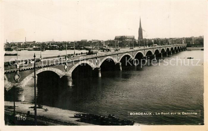 Bordeaux Pont sur la Garonne