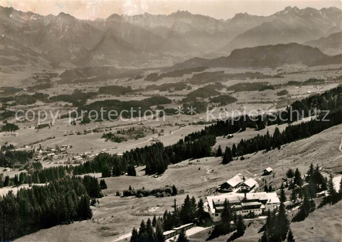 Sonthofen Oberallgaeu Berghotel Allgaeuer Berghof mit Alpe Eck