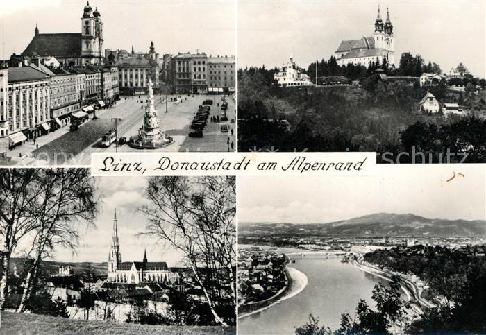 Linz Donau Donaupartie Kirchen