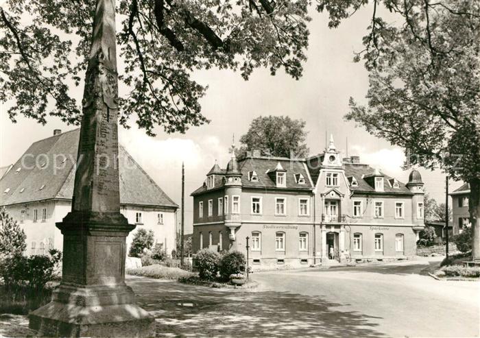 Baerenstein Annaberg-Buchholz Rathaus Postsaeule