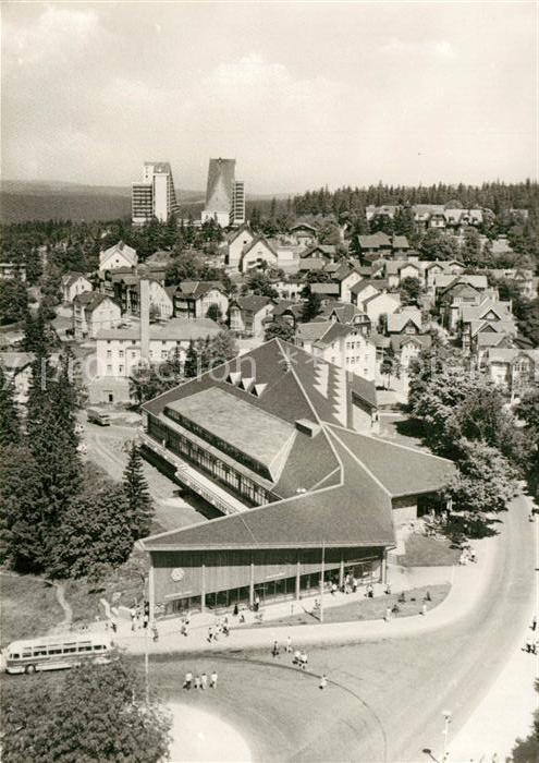 Oberhof Thueringen Blick vom Erholungsheim Rennsteig
