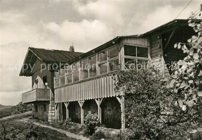 Schoenbrunn Schleusegrund Berghuette auf dem Koepfchen Tagesgaststaette