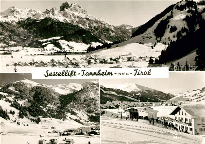 Tannheim Tirol Sessellift
