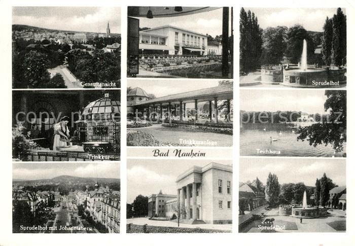 Bad Nauheim Sprudelhof Teichhaus Johannisberg Trinkkur