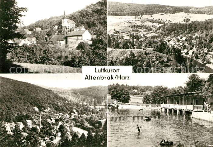 Altenbrak Harz Strand Fliegeraufnahme