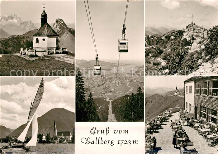 Wallberg Seilbahn Segelboot Kapelle