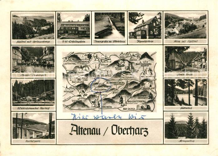 Altenau Harz Sprungschanze Okertalsperre  Waldschwimmbad Schueltal Breite-Strass