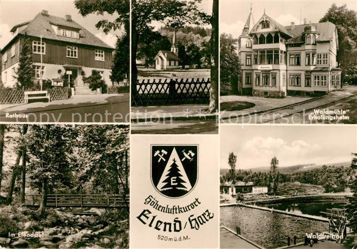 Elend Harz Erholungsheim Waldmuehle Waldfreibad Elendstal
