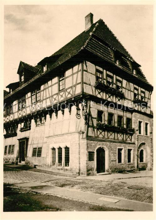 Eisenach Thueringen Lutherhaus Fachwerk