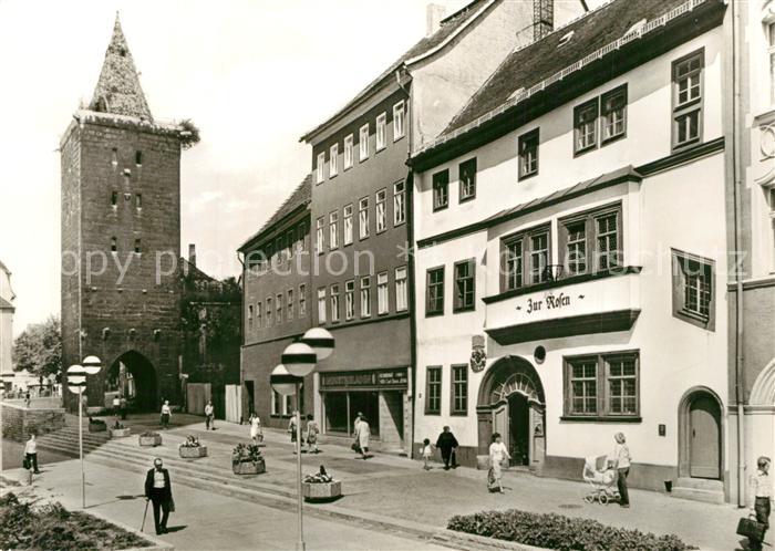 Jena Thueringen Johannisstrasse mit Johannistor