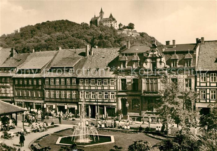 Wernigerode Harz Nicolaiplatz Fachwerk