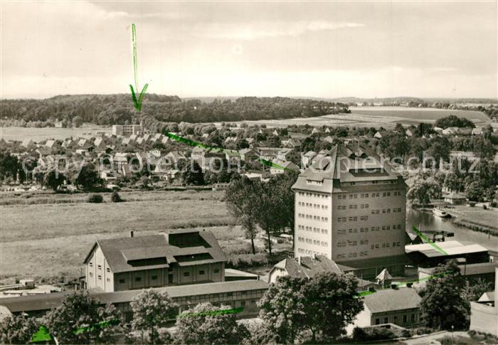 Demmin Mecklenburg Vorpommern Fliegeraufnahme