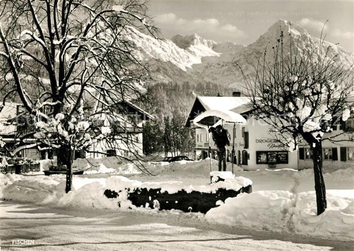 Fischen Allgaeu mit Nebelhorn Rubihorn