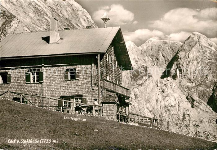 Salzburg Oesterreich Carl von Stahlhaus am Torrenerjoch