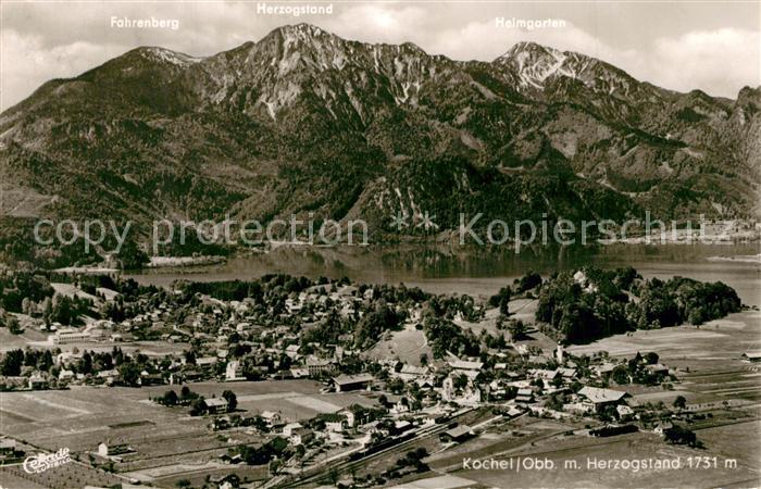 Kochel See Fliegeraufnahme