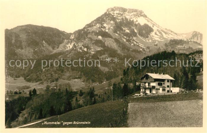 Oberaudorf Berggasthof Hummelei Bruennstein