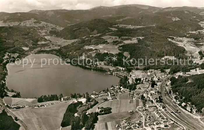 Titisee Baerental Feldberg Fliegeraufnahme