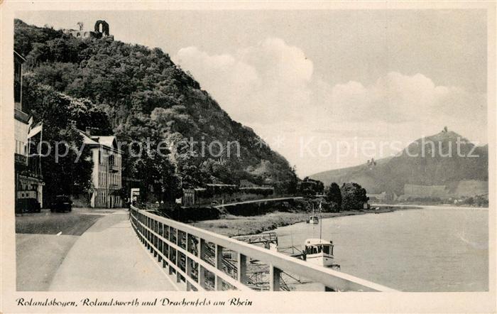 Rolandswerth Rolandsbogen Drachenfels