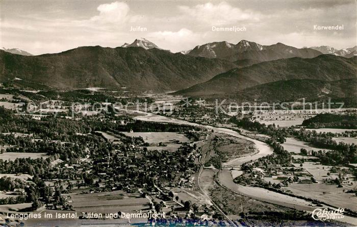 Lenggries Juifen Demmeljoch Fliegeraufnahme