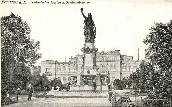 Frankfurt Main Zoologischer Garten Schuetzenbrunnen