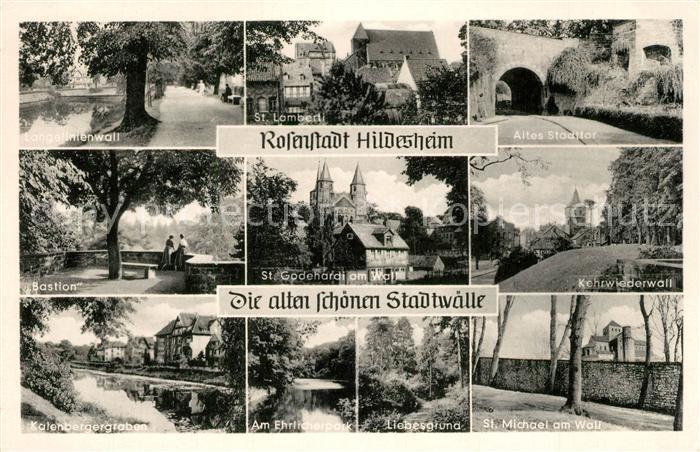 Hildesheim Altes Stadttor Kehrwiederwall St. Godehardi am Wald