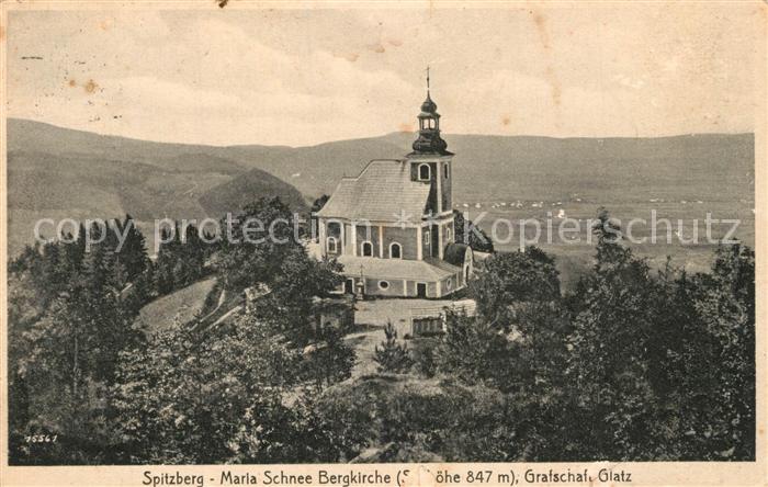 Glatz Niederschlesien Spitzberg Maria Schnee Bergkirche