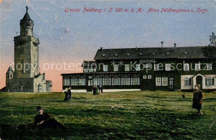 Feldberg Taunus Altes Feldberghaus Turm
